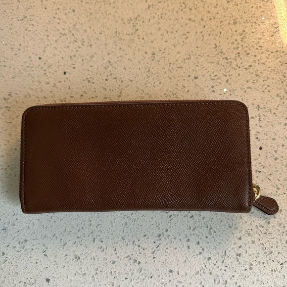 Coach Brown Leather Multifunction Wallet - Picture 7 of 12